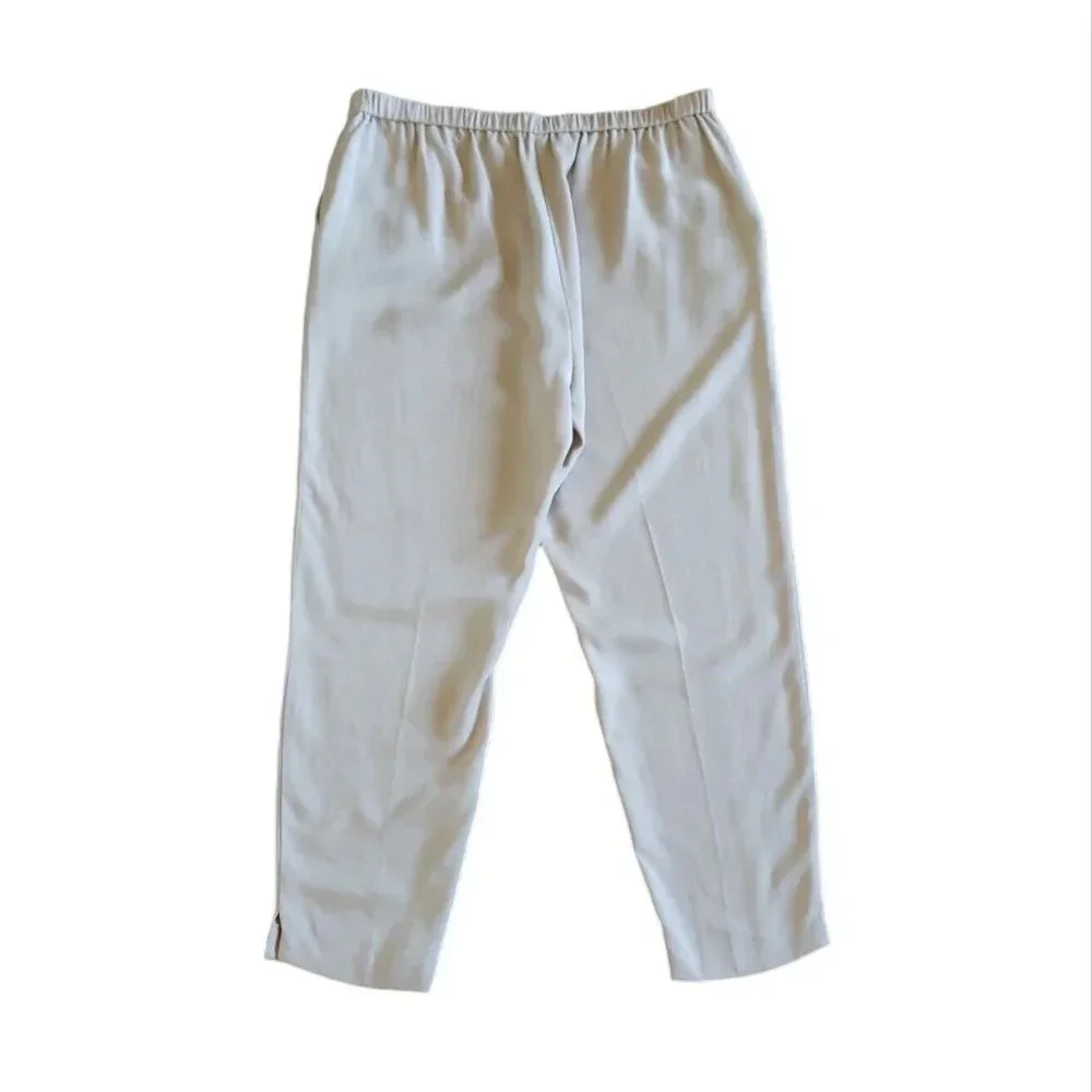 Eileen Fisher Lightweight Tencel Twill Tapered Ankle Pant Size Medium NWT $178 - Picture 6 of 13